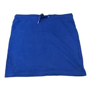 Hema Blue Straight Mini Skirt Size S Knit